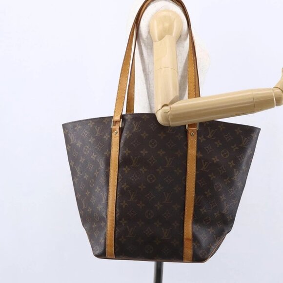 LOUIS VUITTON Monogram Sac Shopping Tote Bag M51108 LV Auth 149166 - Picture 1 of 16